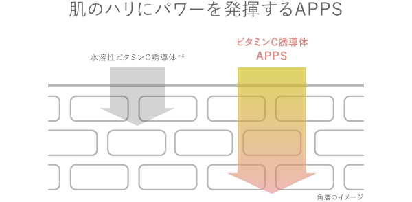 肌のハリにパワーを発揮するAPPS