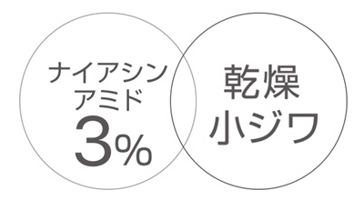 ナイアシンアミド3％／乾燥小ジワ